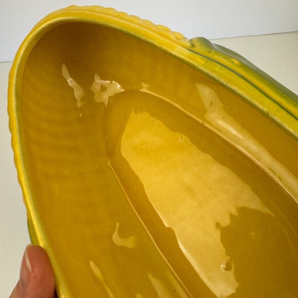 Vtg Shawnee USA Corn on Cob Ceramic Casserole Dish No Lid Replacement Bottom - Picture 11 of 11